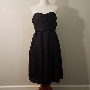 Merona black strapless or strapped dress